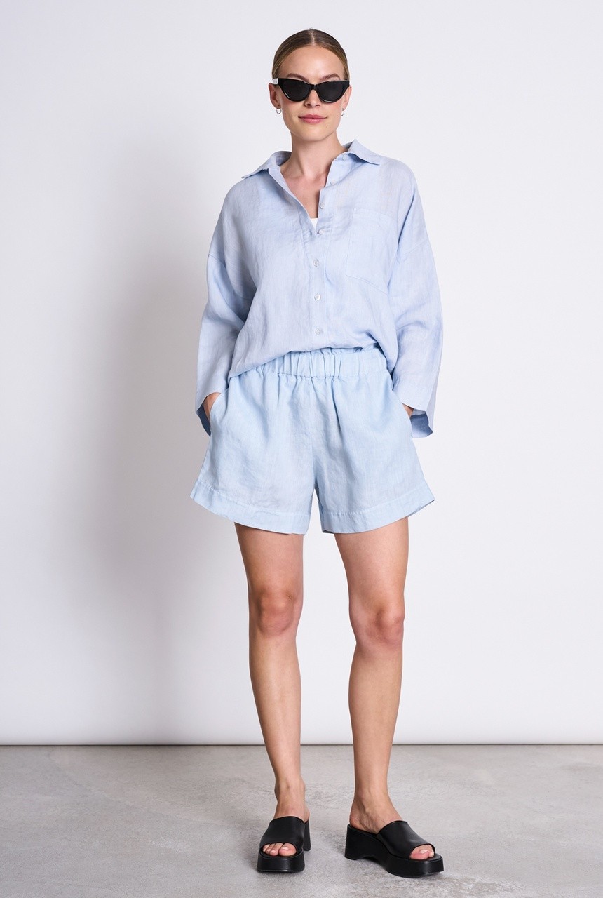 TOURNAI | Jan N June | vegane Shorts | sky blue L von Jan N June