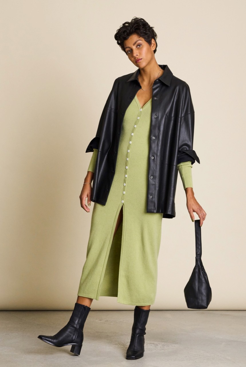 VEGAN COATED JACKET | JAN | N JUNE | vegane JACKE | schwarz S VEGAN COATED JACKET | JAN | N JUNE | vegane JACKE | schwarz S von Jan N June