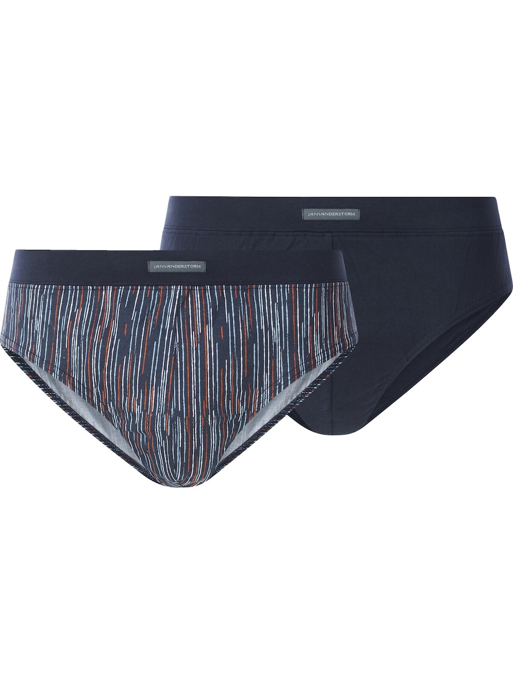 Große Größen 2Er Pack Slip INGSTAD, Herren, grau, Größe: XL, Baumwolle, Happy Size DE Men von Jan Vanderstorm