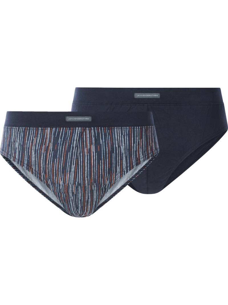 Große Größen 2Er Pack Slip INGSTAD, Herren, grau, Größe: XL, Baumwolle, Happy Size DE Men von Jan Vanderstorm