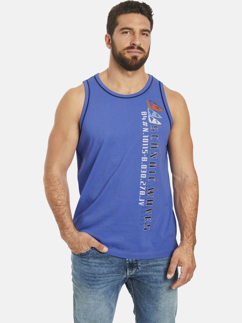 Große Größen Doppelpack Tanktop TIDEMAN, Herren, weiß, Größe: 6XL, Baumwolle, Happy Size DE Men von Jan Vanderstorm