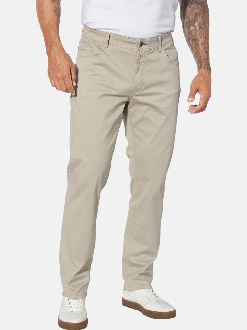 Große Größen Hose BRONKER, Herren, weiß, Größe: 74, Baumwolle, Happy Size DE Men von Jan Vanderstorm