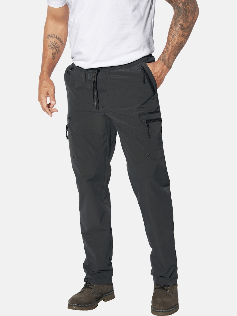 Große Größen Jan Vanderstorm Cargohose OLUHELM, Herren, braun, Größe: 62, Polyester, Happy Size Men Große Größen Jan Vanderstorm Cargohose OLUHELM, Herren, braun, Größe: 62, Polyester, Happy Size Men von Jan Vanderstorm