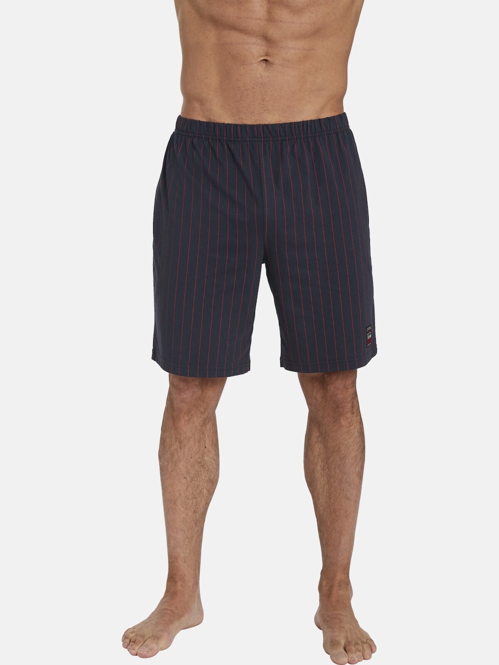 Große Größen Jan Vanderstorm Kurze Schlafhose BARO, Herren, grau, Größe: XXL, Baumwolle, Happy Size Men von Jan Vanderstorm