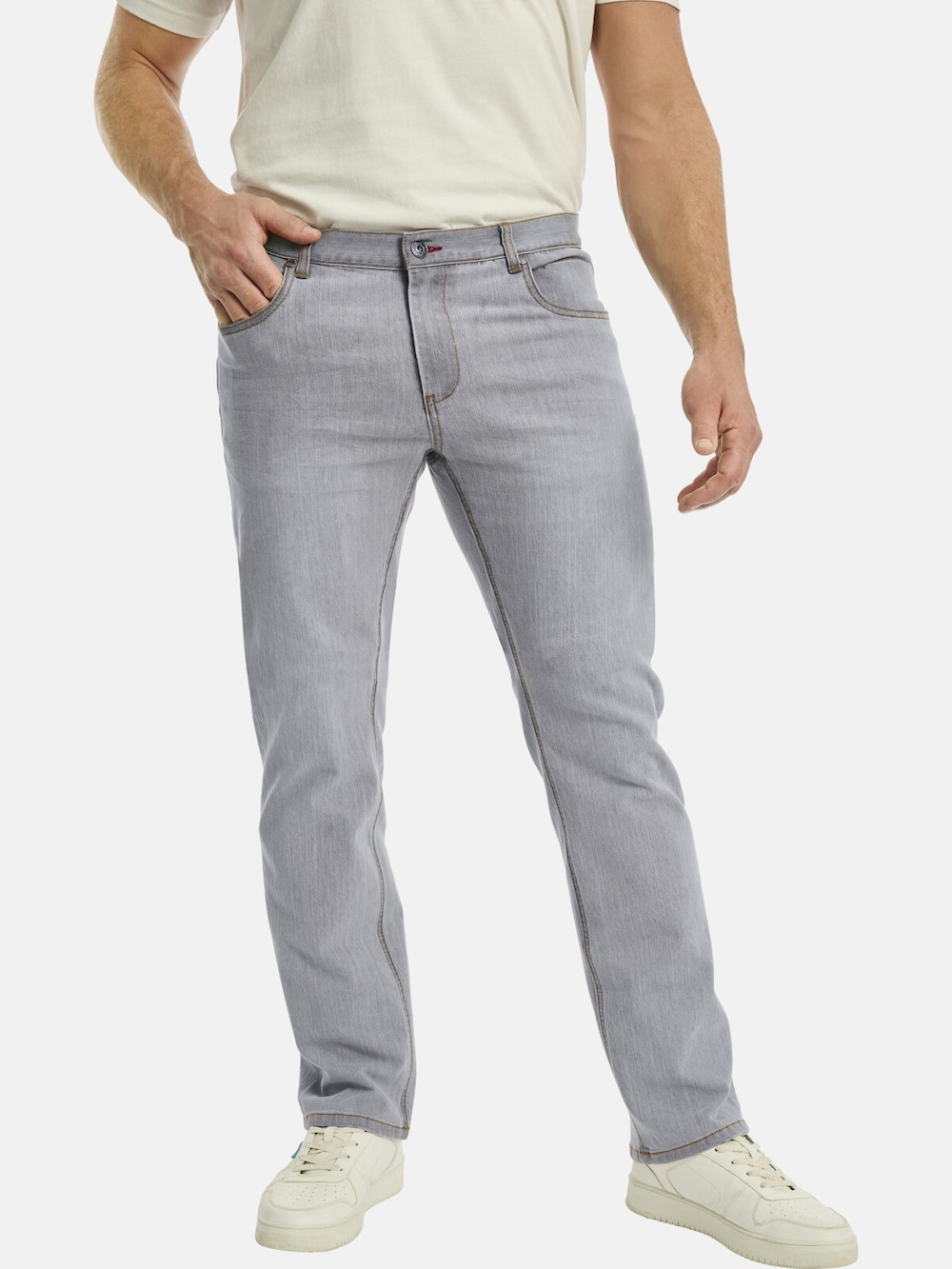Große Größen Jan Vanderstorm Tiefbundjeans SEIBOLD, Herren, grau, Größe: 28, Baumwolle/Polyester, Happy Size Men Große Größen Jan Vanderstorm Tiefbundjeans SEIBOLD, Herren, grau, Größe: 28, Baumwolle/Polyester, Happy Size Men von Jan Vanderstorm