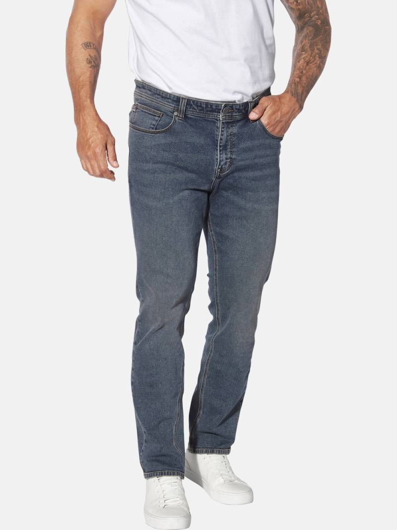 Große Größen Jeans RIKMOR, Herren, blau, Größe: 58, Baumwolle, Happy Size DE Men von Jan Vanderstorm