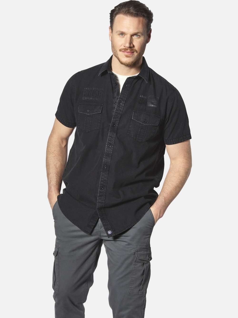 Große Größen Kurzarmhemd ALPRI, Herren, braun, Größe: 4XL, Baumwolle, Happy Size DE Men Große Größen Kurzarmhemd ALPRI, Herren, braun, Größe: 4XL, Baumwolle, Happy Size DE Men von Jan Vanderstorm
