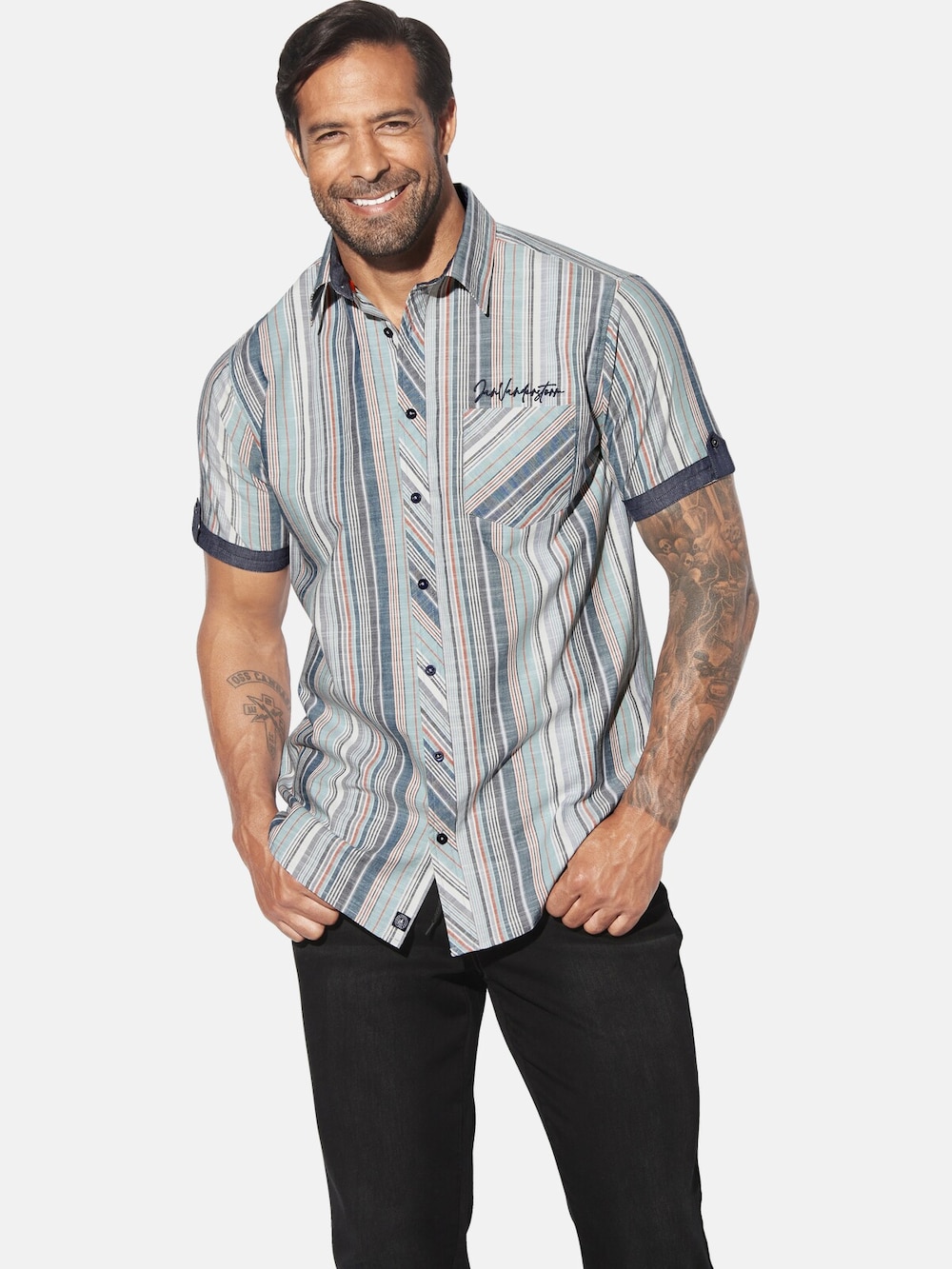 Große Größen Kurzarmhemd NORSTAD, Herren, türkis, Größe: 7XL, Baumwolle, Happy Size DE Men Große Größen Kurzarmhemd NORSTAD, Herren, türkis, Größe: 7XL, Baumwolle, Happy Size DE Men von Jan Vanderstorm