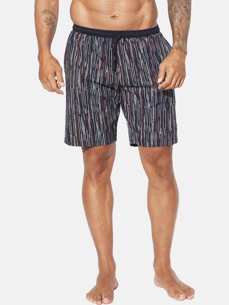 Große Größen Kurze Schlafhose THORBORG, Herren, grau, Größe: 3XL, Baumwolle, Happy Size DE Men von Jan Vanderstorm