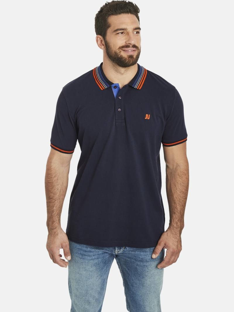 Große Größen Poloshirt VOLKBERT, Herren, grau, Größe: XXL, Baumwolle, Happy Size DE Men von Jan Vanderstorm