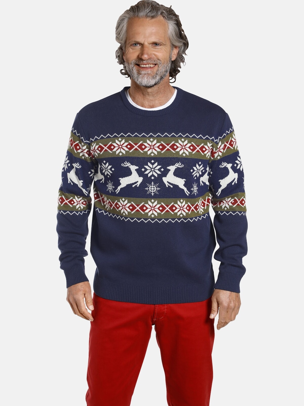 Große Größen Pullover TORE, Herren, grau, Größe: 3XL, Baumwolle/Synthetische Fasern, Happy Size DE Men Große Größen Pullover TORE, Herren, grau, Größe: 3XL, Baumwolle/Synthetische Fasern, Happy Size DE Men von Jan Vanderstorm