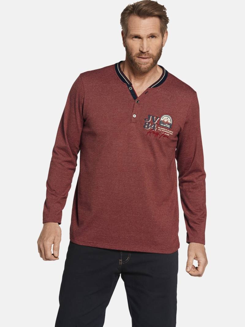 Große Größen Sweatshirt BIRKIR, Herren, orange, Größe: L, Baumwolle/Polyester, Happy Size DE Men von Jan Vanderstorm