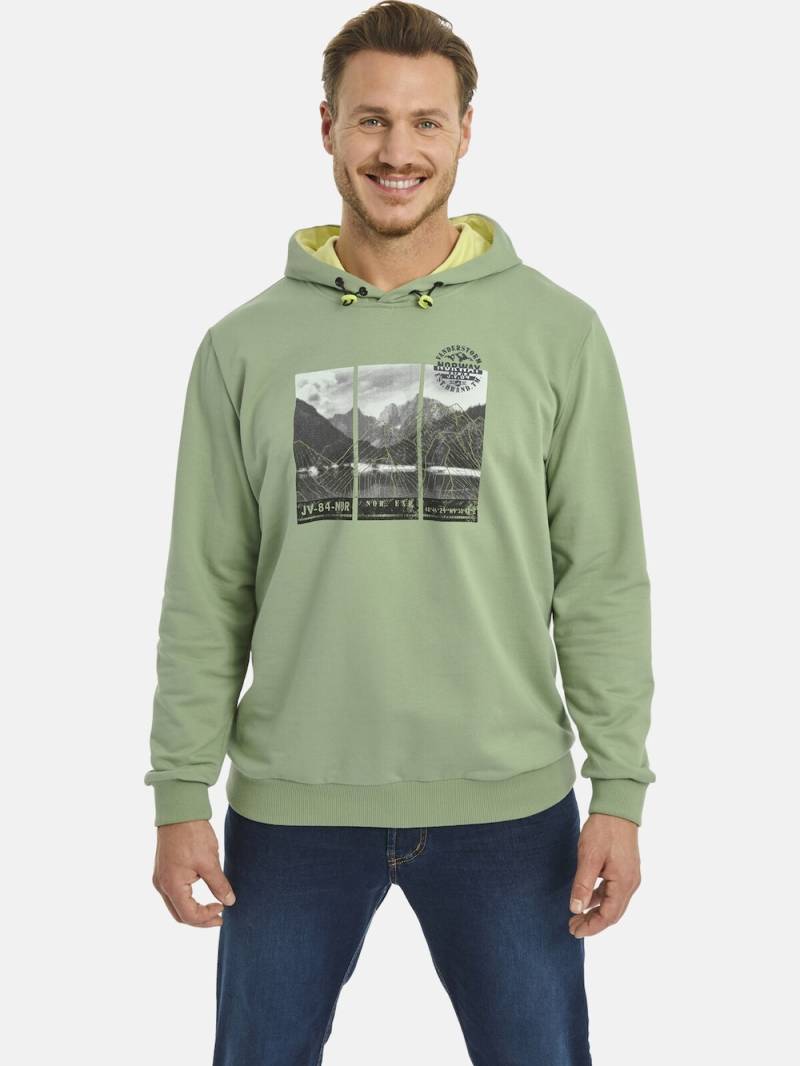 Große Größen Sweatshirt JIRI, Herren, türkis, Größe: 5XL, Baumwolle, Happy Size DE Men von Jan Vanderstorm