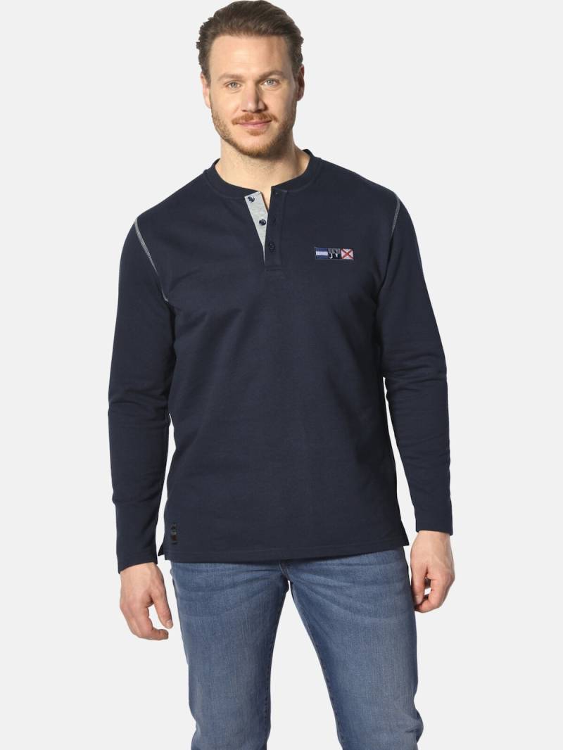 Große Größen Sweatshirt JORNSEN, Herren, grau, Größe: L, Baumwolle, Happy Size DE Men von Jan Vanderstorm