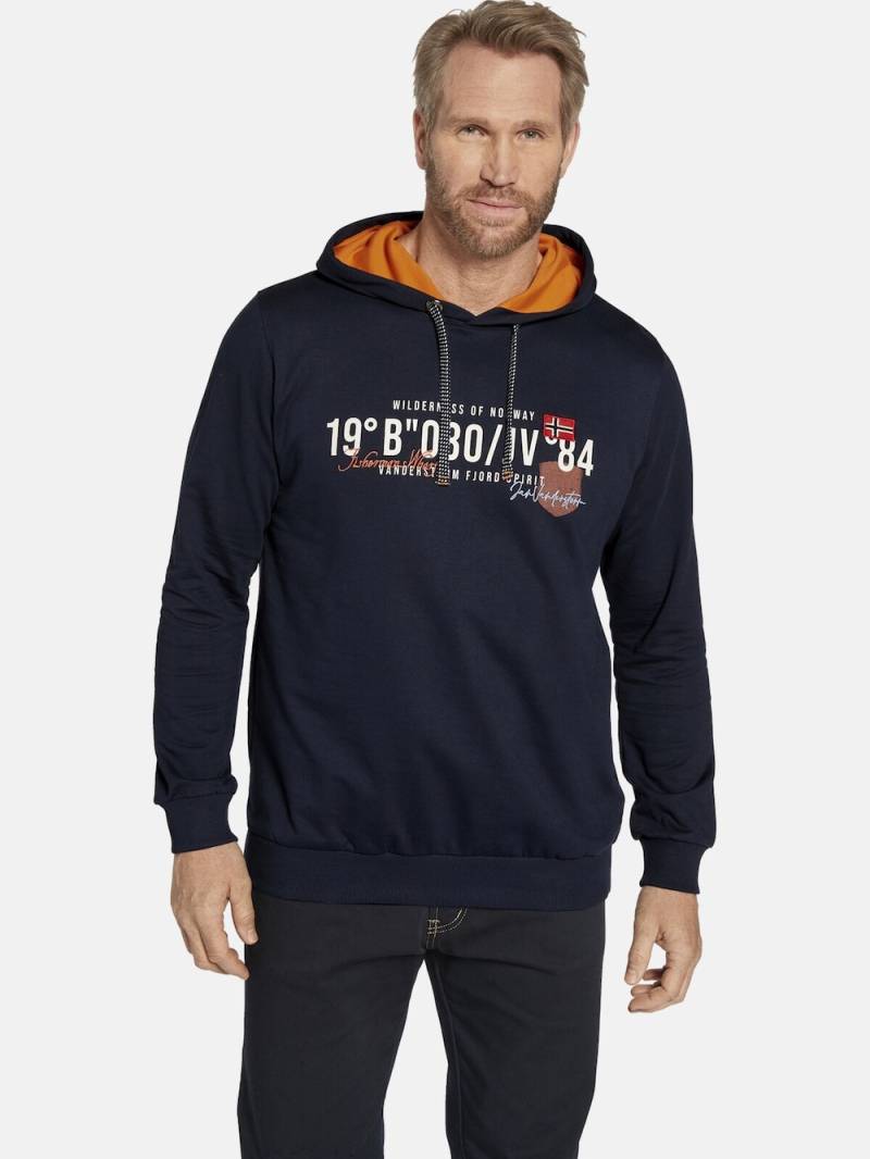 Große Größen Sweatshirt JORRIT, Herren, grau, Größe: 4XL, Baumwolle, Happy Size DE Men von Jan Vanderstorm