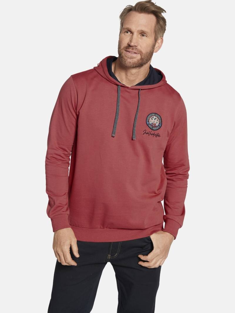 Große Größen Sweatshirt WYN, Herren, rot, Größe: L, Baumwolle, Happy Size DE Men von Jan Vanderstorm