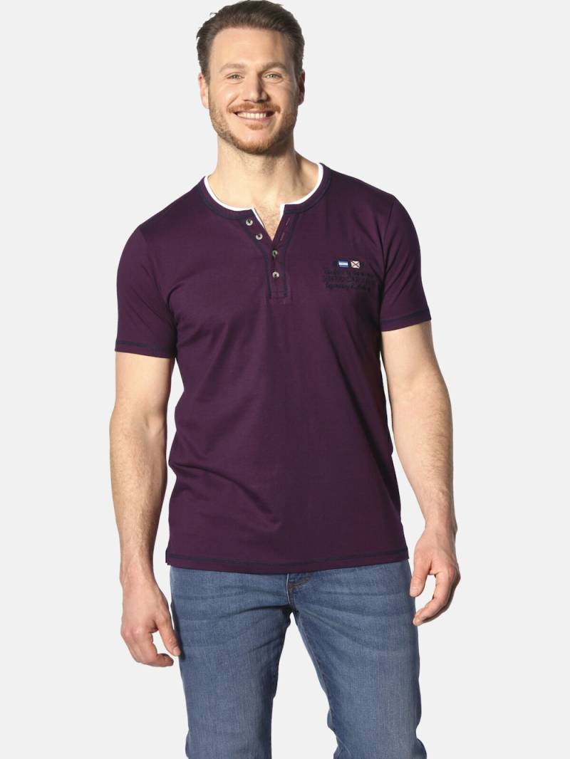 Große Größen T-Shirt HAFTOR, Herren, rot, Größe: 3XL, Baumwolle, Happy Size DE Men von Jan Vanderstorm