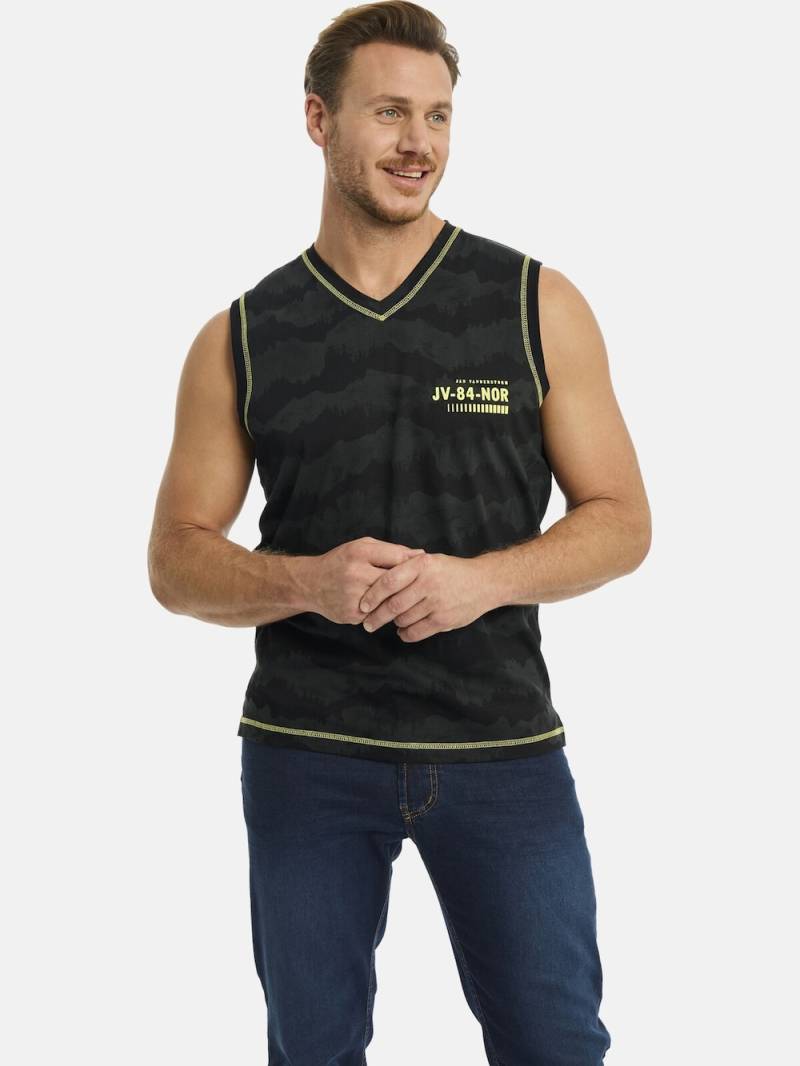 Große Größen Tanktop FAFNER, Herren, schwarz, Größe: XXL, Baumwolle, Happy Size DE Men von Jan Vanderstorm