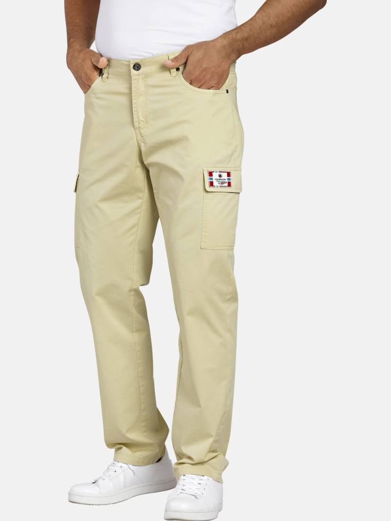 Große Größen Tiefbundhose ENGELBREKT, Herren, gelb, Größe: 58, Baumwolle, Happy Size DE Men von Jan Vanderstorm