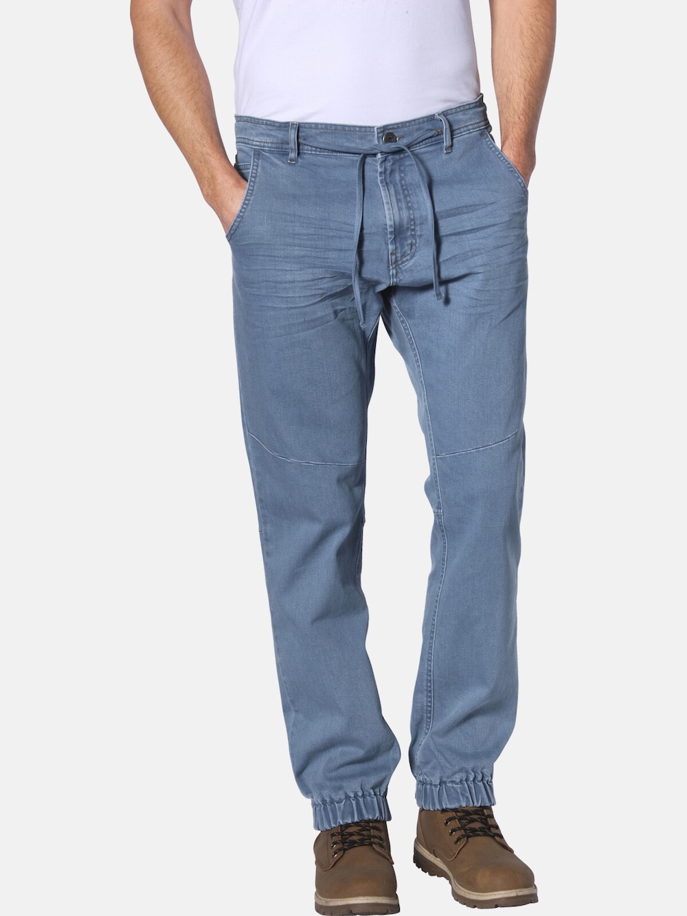 Große Größen Tiefbundjeans HEMAL, Herren, blau, Größe: 60, Baumwolle, Happy Size DE Men von Jan Vanderstorm