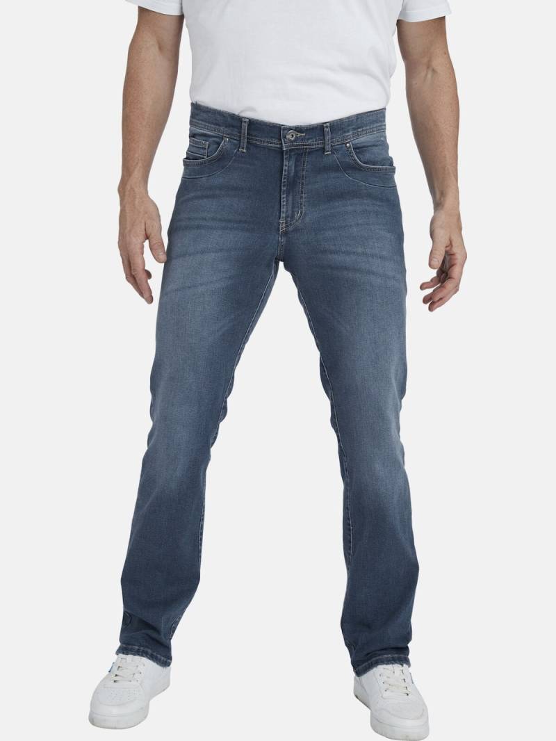 Große Größen Tiefbundjeans PEEKE, Herren, blau, Größe: 30, Baumwolle, Happy Size DE Men von Jan Vanderstorm
