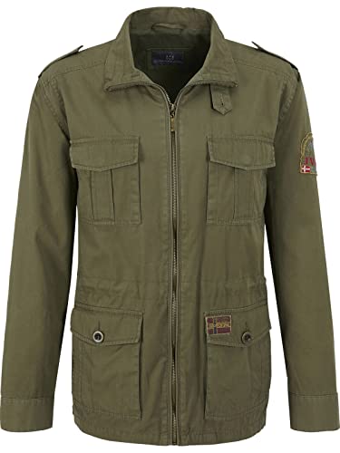 Jan Vanderstorm Herren Fieldjacket Bror oliv, 4XL (XXXXL) - 68 von Jan Vanderstorm