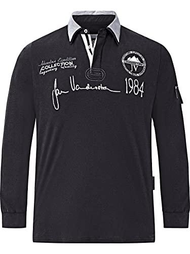 Jan Vanderstorm Herren langarm Sweatshirt Jelle Schwarz 52/54 - L von Jan Vanderstorm