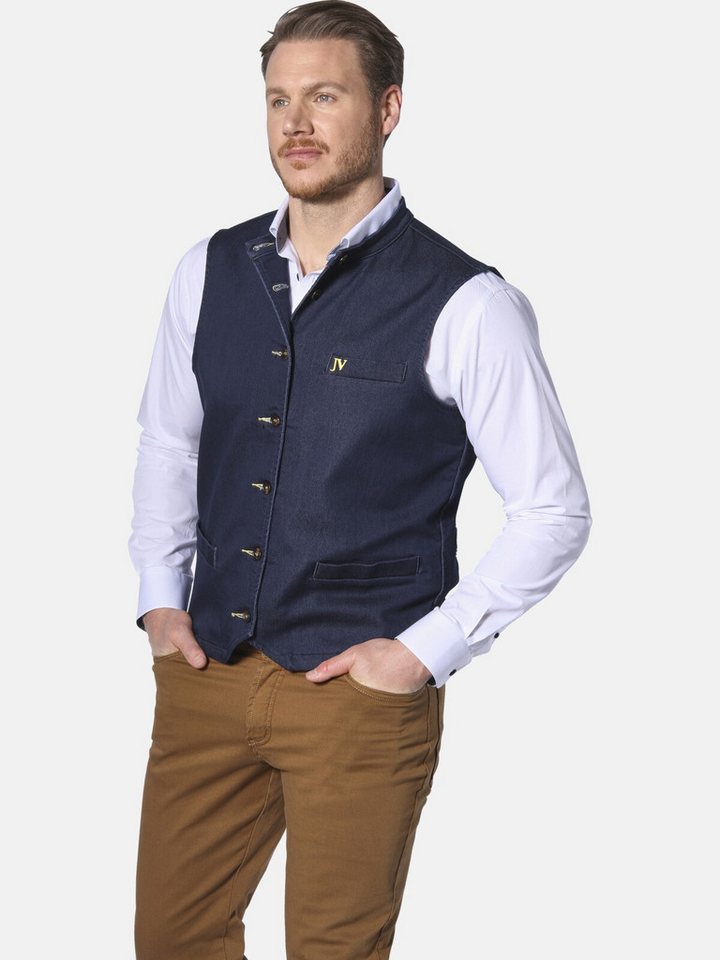Jan Vanderstorm Anzugweste HILDEVIN mit seitlichen Leistentaschen von Jan Vanderstorm