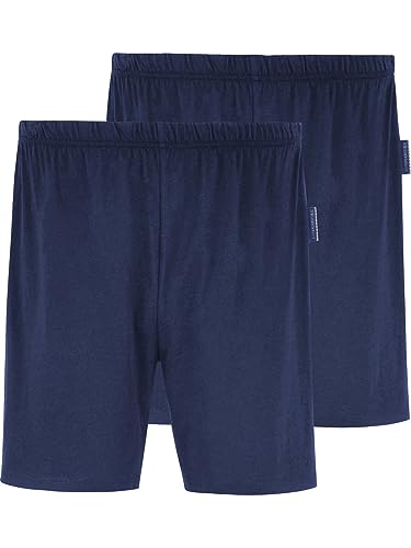 Jan Vanderstorm Herren 2er Pack Kurze Schlafhose Tiemu dunkelblau, 4XL (XXXXL) - 68/70 von Jan Vanderstorm