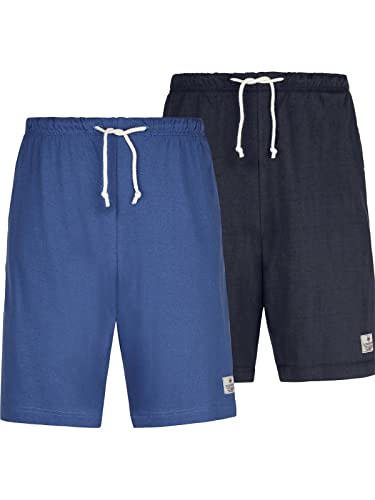 Jan Vanderstorm Herren 2er Pack Schlafshorts Charle (kurze Schlafhose) blau, 2XL (XXL) - 60/62 von Jan Vanderstorm