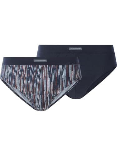 Jan Vanderstorm Herren 2er Pack Slip Ingstad dunkelblau, 18 von Jan Vanderstorm