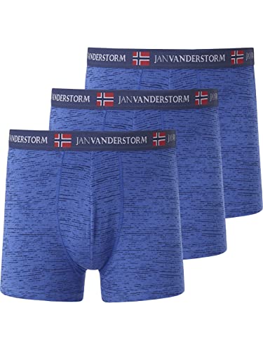 Jan Vanderstorm Herren 3er Pack Retropant Norik blau, 12 von Jan Vanderstorm