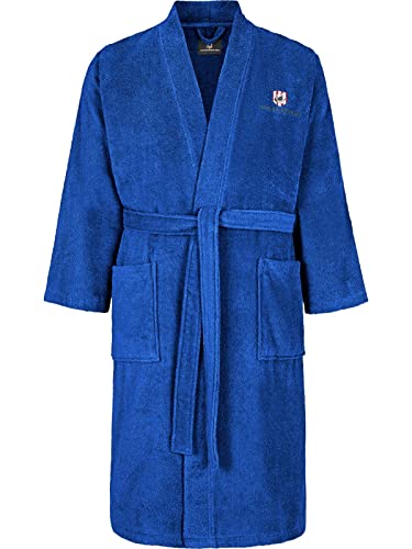 Jan Vanderstorm Herren Bademantel Janning royalblau, M - 48/50 von Jan Vanderstorm