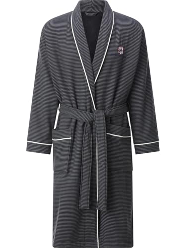 Jan Vanderstorm Herren Bademantel Rolfgard dunkelgrau, 56/58 von Jan Vanderstorm