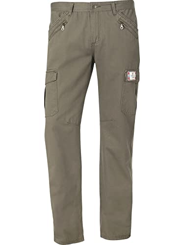 Jan Vanderstorm Herren Cargohose NETO Oliv 2XL (XXL) - 62 von Jan Vanderstorm