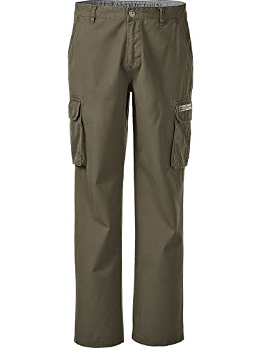 Jan Vanderstorm Herren Cargohose Steen Oliv 58 - XL von Jan Vanderstorm