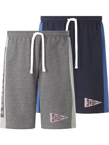 Jan Vanderstorm Herren Doppelpack Jogginghose Haral dunkelgrau, XL - 56/58 von Jan Vanderstorm