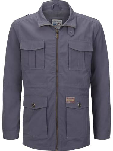 Jan Vanderstorm Herren Fieldjacket Bror grau, 2XL (XXL) - 62 von Jan Vanderstorm