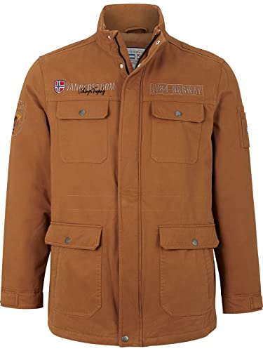 Jan Vanderstorm Herren Fieldjacket Valdemar braun L - 54 von Jan Vanderstorm