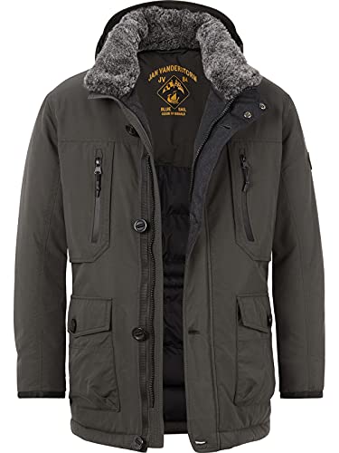 Jan Vanderstorm Herren Funktionsjacke Botulfr oliv, 5XL (XXXXXL) - 72 von Jan Vanderstorm