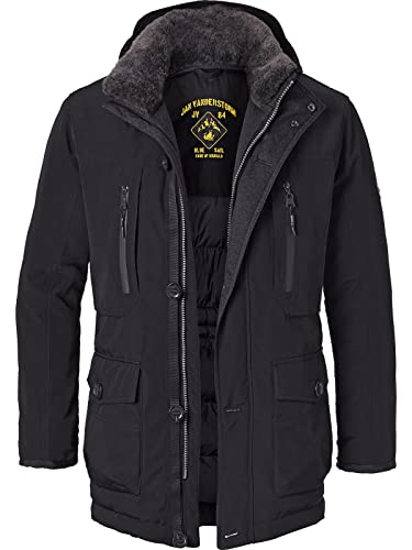 Jan Vanderstorm Herren Funktionsjacke Botulfr schwarz, 56 von Jan Vanderstorm