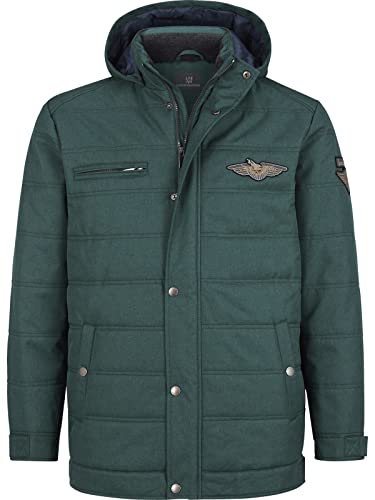 Jan Vanderstorm Herren Jacke Juhapekka (Herbstjacke, Winterjacke) petrol 2XL (XXL) - 62 von Jan Vanderstorm