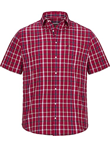 Jan Vanderstorm Herren Kurzarmhemd Feeliks rot 2XL (XXL) - 45/46 von Jan Vanderstorm