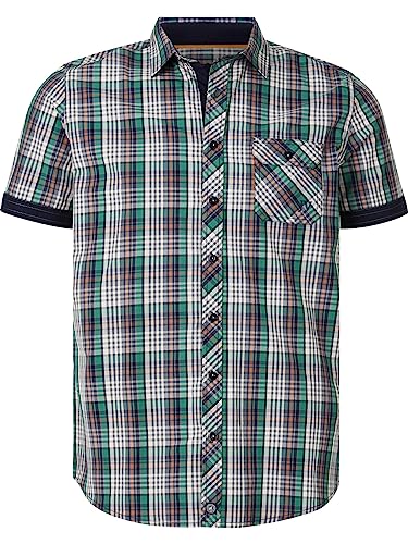 Jan Vanderstorm Herren Kurzarmhemd Josak grün 2XL (XXL) - 45/46 von Jan Vanderstorm