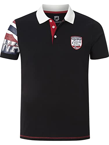 Jan Vanderstorm Herren Poloshirt Dagino schwarz L - 52/54 von Jan Vanderstorm