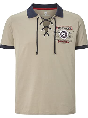 Jan Vanderstorm Herren Poloshirt Faste beige 3XL (XXXL) - 64/66 von Jan Vanderstorm