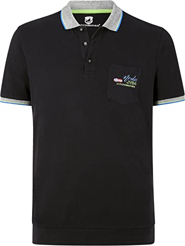 Jan Vanderstorm Herren Poloshirt Grels schwarz XL - 56/58 von Jan Vanderstorm