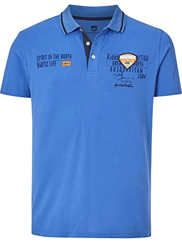 Jan Vanderstorm Herren Poloshirt Hallfred blau, 5XL (XXXXXL) - 72/74 von Jan Vanderstorm