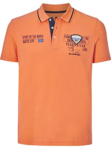 Jan Vanderstorm Herren Poloshirt Hallfred orange L - 52/54 von Jan Vanderstorm