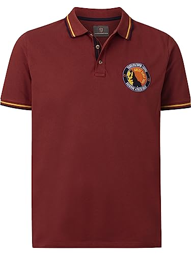 Jan Vanderstorm Herren Poloshirt Hentte dunkelrot 2XL (XXL) - 60/62 von Jan Vanderstorm